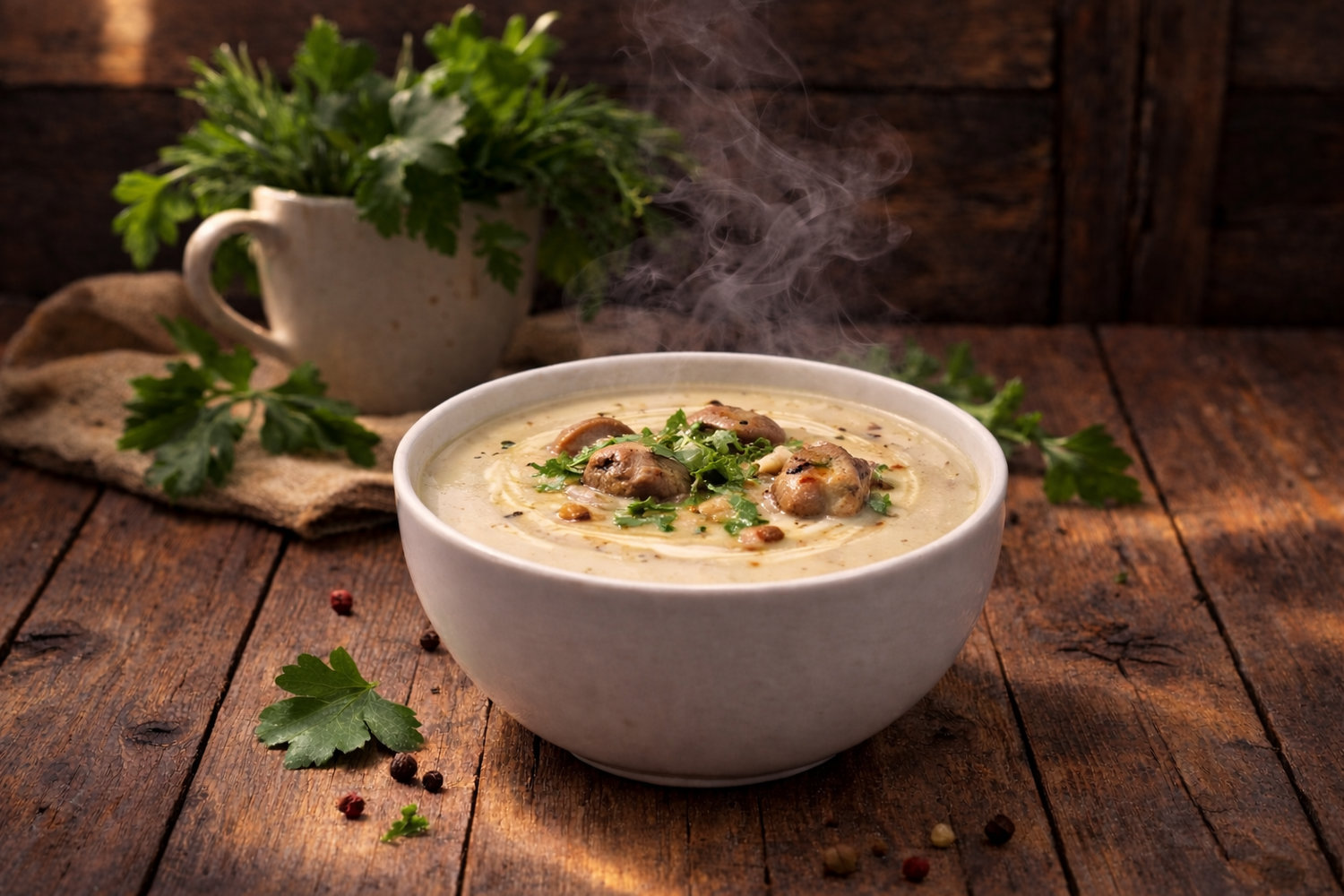 Грибной крем-суп