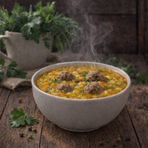 Суп гороховый с фрикадельками