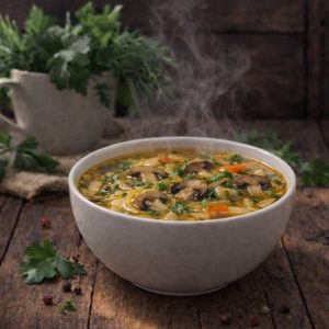 Щи с грибами