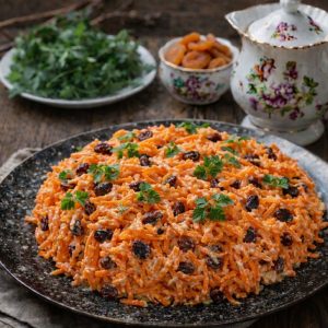 Морковь с изюмом