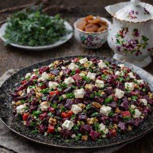 Салат свекольный с фетой