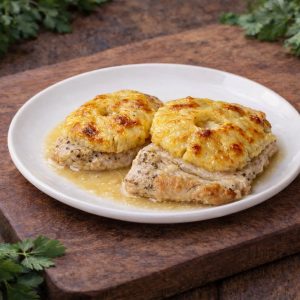 Куриная грудка с ананасами