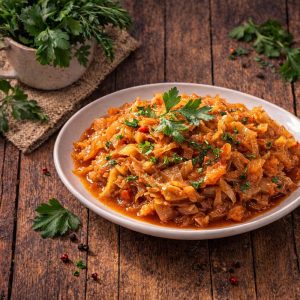 Капуста тушеная